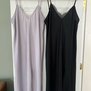 a new day - TWO Lace Slip Dresses